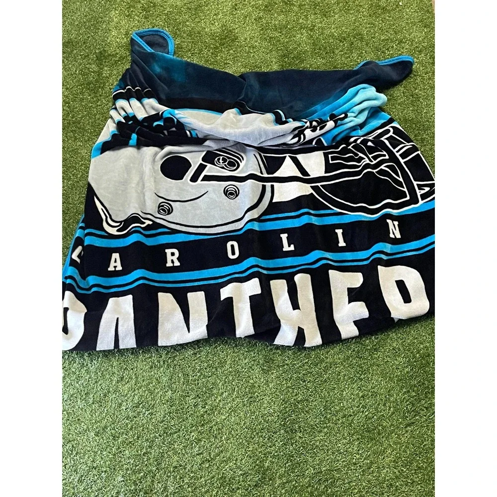 Carolina Panthers Sherpa Fleece Throw Blanket Soft Warm NFL‎ Football 50